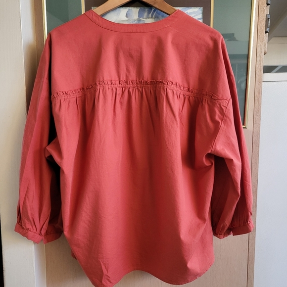 Joie Small puff sleeve top blouse - Picture 4 of 5
